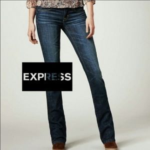 EXPRESS Barely Boot Zelda - Ultra Low Rise Jeans